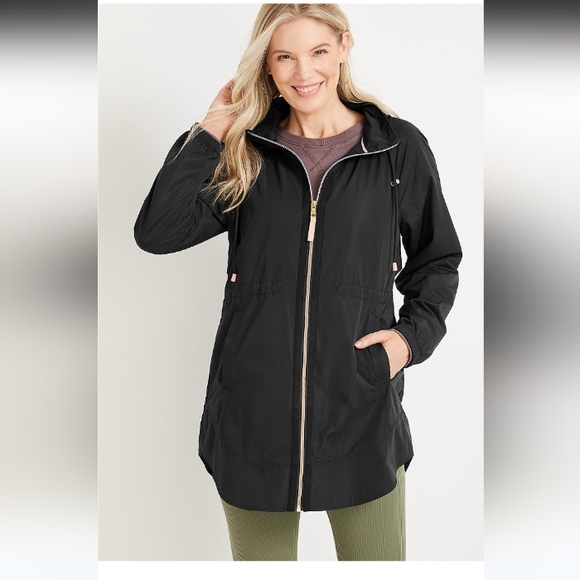 Maurices Women's Uptrail Adjustable Jacket Black XL - Picture 2 of 12